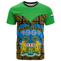 Sierra Leone Independence Day 2024 T Shirt Happy 63rd Anniversary African Pattern - Wonder Print Shop