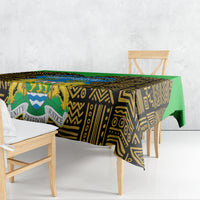 Sierra Leone Independence Day 2024 Tablecloth Happy 63rd Anniversary African Pattern - Wonder Print Shop