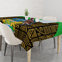 Sierra Leone Independence Day 2024 Tablecloth Happy 63rd Anniversary African Pattern - Wonder Print Shop