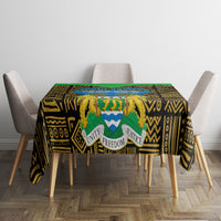 Sierra Leone Independence Day 2024 Tablecloth Happy 63rd Anniversary African Pattern - Wonder Print Shop