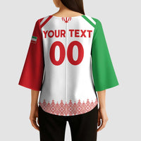 Custom Football 2026 Iran Kimono Sleeve Blouse Team Melli Come On