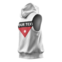 Custom Football 2026 Jordan Sleeveless Hoodie The Chivalrous Ones Go Up