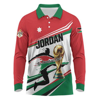 Custom Football 2026 Jordan Long Sleeve Polo Shirt Al Nashama Make History