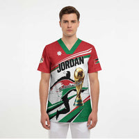 Custom Football 2026 Jordan Scrub Top Al Nashama Make History