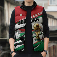 Custom Football 2026 Jordan Sleeveless Puffer Jacket Al Nashama Make History
