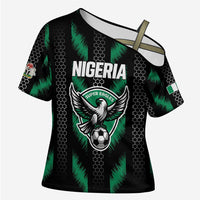 Custom Football Nigeria Cross Shoulder Shirt Soar Super Eagles