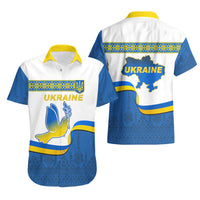 Ukraine Hawaiian Shirt Ukrainian Map Vyshyvanka Pattern - Wonder Print Shop