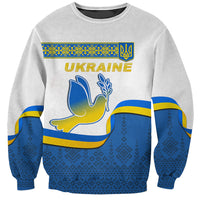 Ukraine Sweatshirt Ukrainian Map Vyshyvanka Pattern - Wonder Print Shop