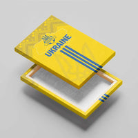 Ukraine 2024 Football Canvas Wall Art Ukrainian Folk Pattern - Wonder Print Shop