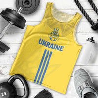 Custom Ukraine 2024 Football Men Tank Top Ukrainian Folk Pattern - Wonder Print Shop