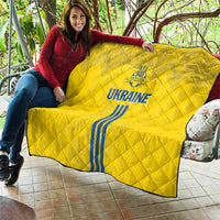 Ukraine 2024 Football Quilt Ukrainian Folk Pattern - Wonder Print Shop