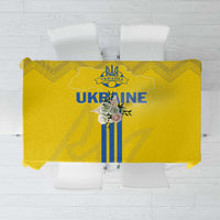 Ukraine 2024 Football Tablecloth Ukrainian Folk Pattern - Wonder Print Shop