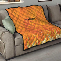 Netherlands 2024 Football Quilt Holland Oranje Lions - Wonder Print Shop