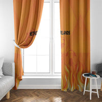 Netherlands 2024 Football Window Curtain Holland Oranje Lions - Wonder Print Shop