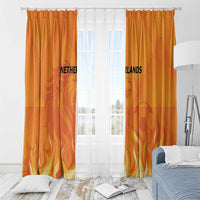 Netherlands 2024 Football Window Curtain Holland Oranje Lions - Wonder Print Shop