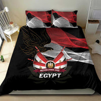 Egypt Revolution Day Bedding Set Steppe Eagle Lotus Flower - Wonder Print Shop