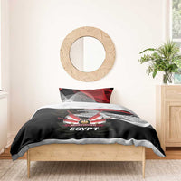 Egypt Revolution Day Bedding Set Steppe Eagle Lotus Flower - Wonder Print Shop