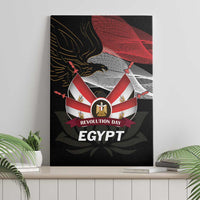 Egypt Revolution Day Canvas Wall Art Steppe Eagle Lotus Flower - Wonder Print Shop