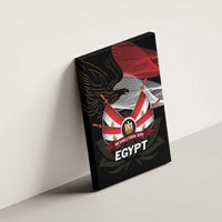 Egypt Revolution Day Canvas Wall Art Steppe Eagle Lotus Flower - Wonder Print Shop