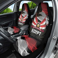 Egypt Revolution Day Car Seat Cover Steppe Eagle Lotus Flower - Wonder Print Shop