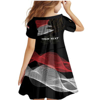 Personalized Egypt Revolution Day Family Matching Mermaid Dress and Hawaiian Shirt Steppe Eagle Lotus Flower - Wonder Print Shop