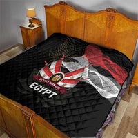 Egypt Revolution Day Quilt Steppe Eagle Lotus Flower - Wonder Print Shop