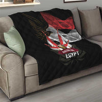 Egypt Revolution Day Quilt Steppe Eagle Lotus Flower - Wonder Print Shop