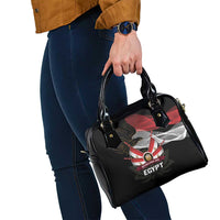 Egypt Revolution Day Shoulder Handbag Steppe Eagle Lotus Flower
