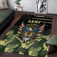 ARMY Birthday 2024 Area Rug US 249th Anniversary - Wonder Print Shop