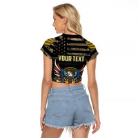 Personalized ARMY Birthday 2024 Raglan Cropped T Shirt US 249th Anniversary - Wonder Print Shop