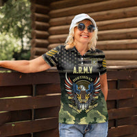 Personalized ARMY Birthday 2024 Women Polo Shirt US 249th Anniversary - Wonder Print Shop