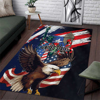Puerto Rico 4th of July Area Rug USA Statue of Liberty El Morro