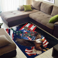 Puerto Rico 4th of July Area Rug USA Statue of Liberty El Morro