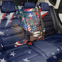 Puerto Rico 4th of July Back Car Seat Cover USA Statue of Liberty El Morro