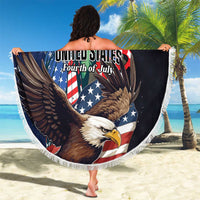 Puerto Rico 4th of July Beach Blanket USA Statue of Liberty El Morro