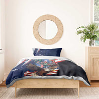 Puerto Rico 4th of July Bedding Set USA Statue of Liberty El Morro