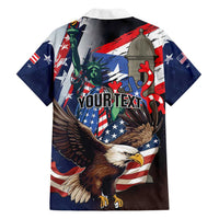 Personalized Puerto Rico 4th of July Family Matching Tank Maxi Dress and Hawaiian Shirt USA Statue of Liberty El Morro