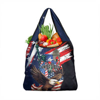 Puerto Rico 4th of July Grocery Bag USA Statue of Liberty El Morro