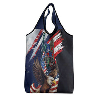 Puerto Rico 4th of July Grocery Bag USA Statue of Liberty El Morro