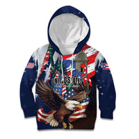 Personalized Puerto Rico 4th of July Kid Hoodie USA Statue of Liberty El Morro