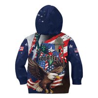 Personalized Puerto Rico 4th of July Kid Hoodie USA Statue of Liberty El Morro