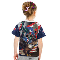 Personalized Puerto Rico 4th of July Kid T Shirt USA Statue of Liberty El Morro