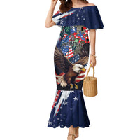 Personalized Puerto Rico 4th of July Mermaid Dress USA Statue of Liberty El Morro