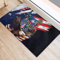 Puerto Rico 4th of July Rubber Doormat USA Statue of Liberty El Morro