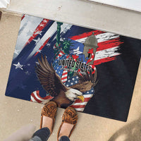 Puerto Rico 4th of July Rubber Doormat USA Statue of Liberty El Morro