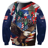 Personalized Puerto Rico 4th of July Sweatshirt USA Statue of Liberty El Morro