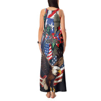 Personalized Puerto Rico 4th of July Tank Maxi Dress USA Statue of Liberty El Morro