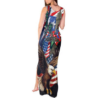 Personalized Puerto Rico 4th of July Tank Maxi Dress USA Statue of Liberty El Morro
