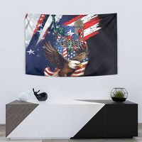 Puerto Rico 4th of July Tapestry USA Statue of Liberty El Morro