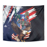 Puerto Rico 4th of July Tapestry USA Statue of Liberty El Morro